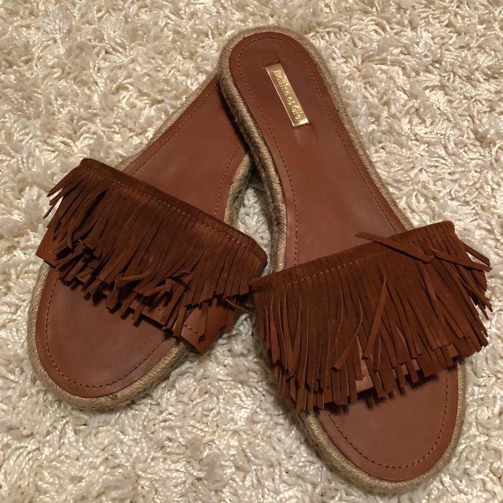 Louise et Cie Flat Fringe Sandal